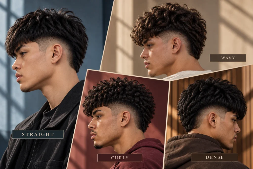 Drop Fade Edgar on straight wavy curly and dense hair textures